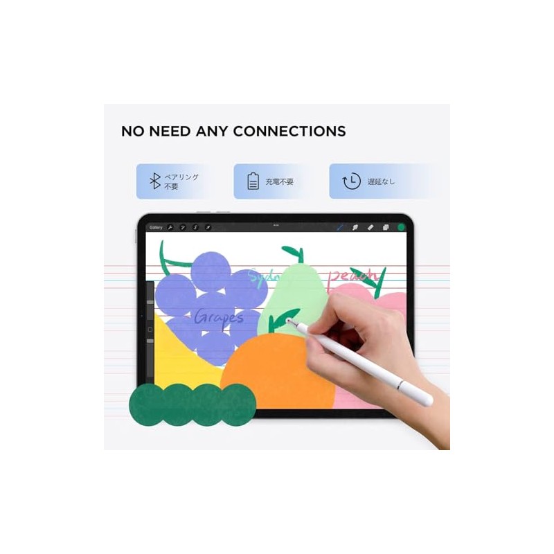 Stylus Pen Compatible with All Models, No Charging Required, Includes