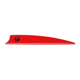 Bohning 3.5" Bolt Vane Red 3.5" Sheild Cut Bolt Vane, 36pk