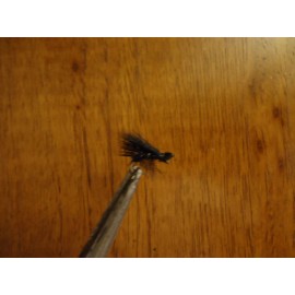 Unbranded Black Caddis Fly Size 16