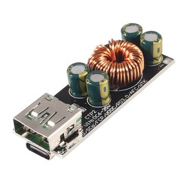 D-FLIFE 60W 6-35V DC to USB Type C PD 3.0 QC4 Type A QC3.0 DC Fast Charge 12V 24V Step-Down Power Module USB Type-C Mobile Phone Quick Charge Adapter (1pcs)