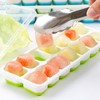3 Layer Ice Cube Tray Large Capacity Easy Demoulding Pull