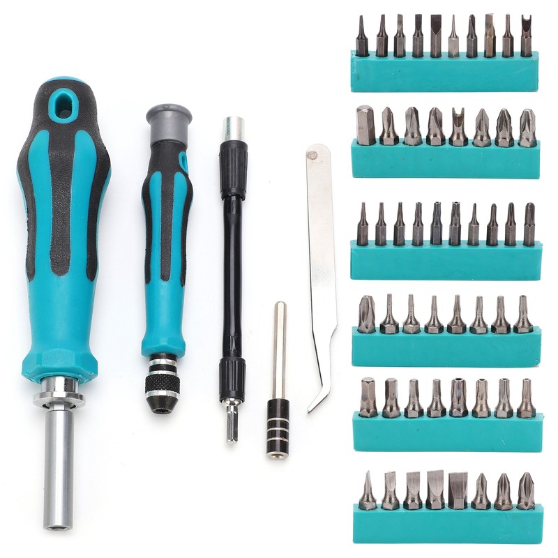 Screwdriver MultiShape Magnetic Bit Manual Tightening Set Metal Repair Replacement