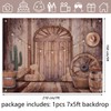 Cowboy Decorations Backdrop Western Party Decorations Rustic Background Banner Props