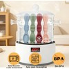 8PCS Juego Cucharas Masticables de Silicona, Cuchara de Silicona para