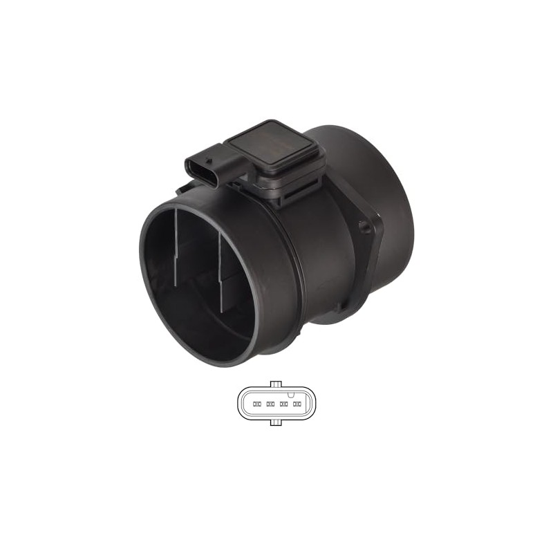 DELPHI AF10676-12B1 Air Flow Meter (LMM) Number of Plug Contacts: