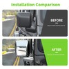 SQQP Side Mirror Cover, Rearview Mirrors Decoration Trim Kit Fit