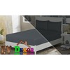 EV DEKOR®MF0001 Fitted Sheet Super King, Charcoal - Deep Pocket