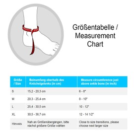 LP Support 768-KM Breathable Neoprene Ankle Brace Compression Ankle Brace Size XL Colour: 1 x Black