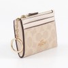 Coach CW870-IMXDM Women's Coin Purse, beige