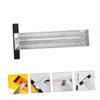 SHINEOFI 1Pc Stainless Steel Woodworking Scriber Ruler Gauge Tool for