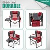 SUNNYFEEL Camping Directors Chair, Heavy Duty,Oversized Portable Folding Chair with