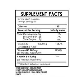 Revitalize Wellness Kids Defense | Orthomolecular Dose of 1000 mg Vitamin C and 250 mg B3 | Pure, Corn Free, & GMO-Free | Cotton Candy Flavor, 30 Servings