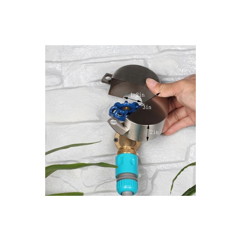 Gate Valve Locking Device (2 Sets- Outdoor Faucet Lock, Water