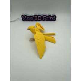 3D Printed 1 Pack Canary lifelike (Yellow) Animals Articulated Collectable Gift