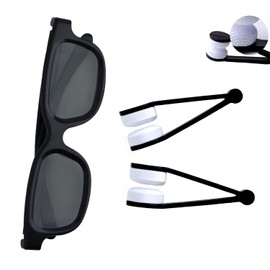 10 Pcs Mini Sun Eyeglasses Cleaning Clip, Glasses Eyeglass Microfiber Spectacles Cleaner Soft Brush Cleaning Tool Glasses Eyeglasses Cleaner Cleaning Clip - Blend Colors