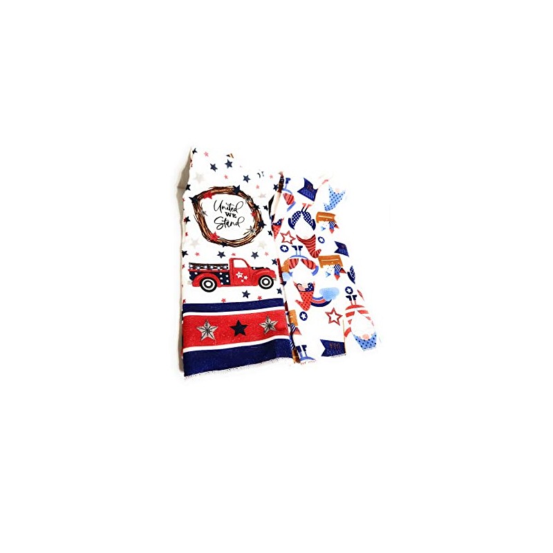 Set of 2 Decorative Patriotic 4th of July Gnomes Kitchen