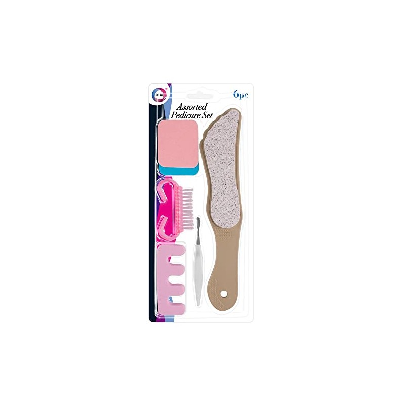 Assorted Pedicure Set Pack Of 6 Feet Foot File Dry