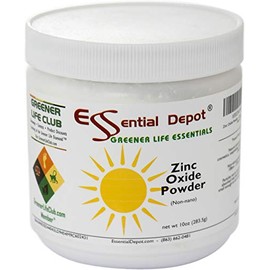 Polvo de óxido de zinc  10 oz  sin nano partículas  seguro para la piel                                                                               