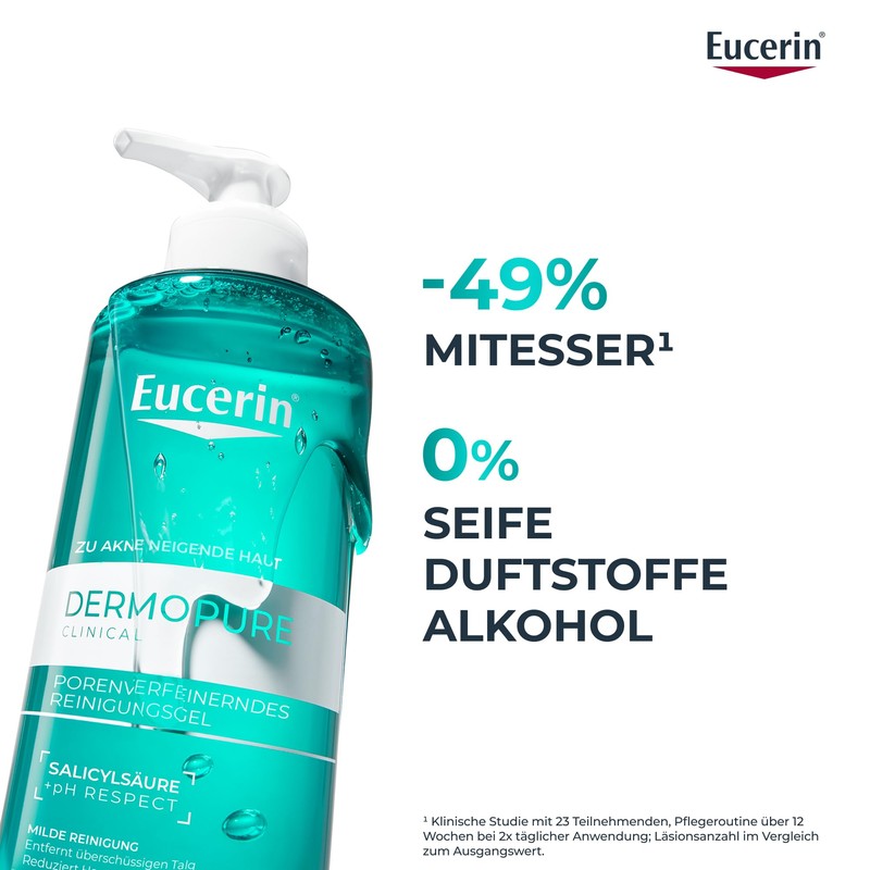 Eucerin DermoPure Clinical Pore Refining Cleansing Gel 200ml Exfoliating Body