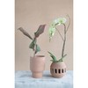 Creative Co-Op Handmade Terra-cotta Planter/Candle Holder with Cut-Outs