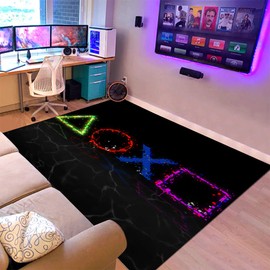 Bisdasdm Gaming Rug for Boys Room, Non-Slip Game Rugs for Bedroom Living Room Gamer Room Rug Decor - 40"x60"in