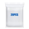 18"x21" Large Thick 4 Mil Clear Zip Seal Lock Poly