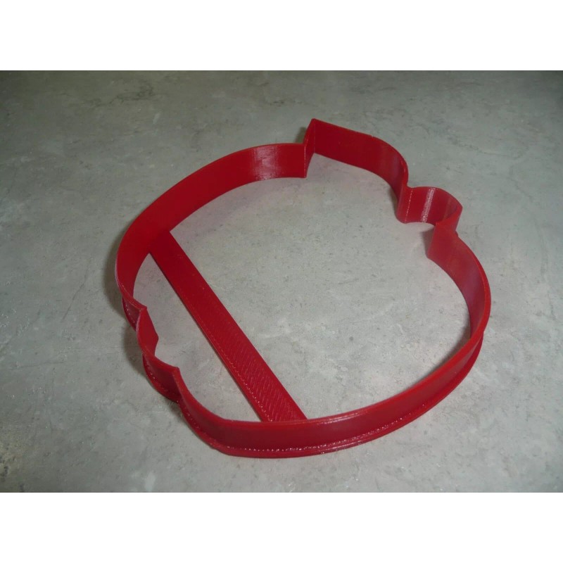 AJT APPLE WITH LEAF OUTLINE ORCHARD PICKING TREE FRUIT FOOD