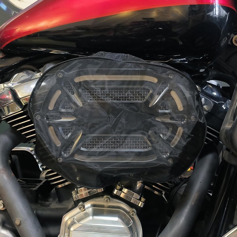 HDBUBALUS Harley Air Filter Rain Sock Cover for Harley Sportster
