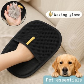 Pet Hair Remover, Electrostatic Pet Hair Removal Gloves, Two-way brush sticky hair remover，Reusable Cat&Dog Hair Remover for Couch, Furniture, Carpet, Car Seat Grooming Removal Cleaning Deshedding Tool:_2 park