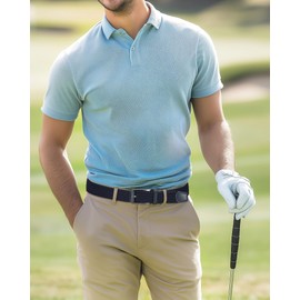 CHAOREN Cinturones Hombre Cinturón Trenzado Elástico Ancho 3.5cm - Cinturon Hombre Cinto Tela Golf para Hombres