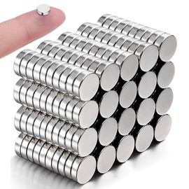 Miangsy 200 pieces 4 x 3 mm magnets strong for magnetic board, fridge, DIY