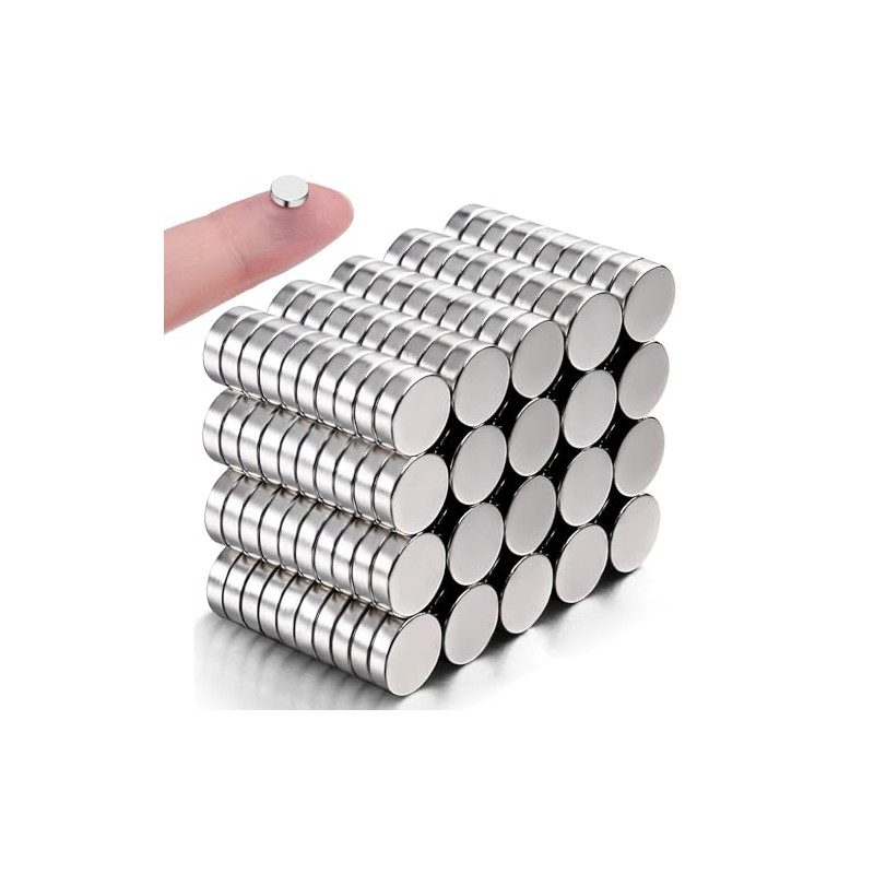 Miangsy 200 pieces 4 x 3 mm magnets strong for