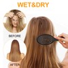Traxenta Hair Brush, Detangling Extensions Curling Brush Without Pulling Hair
