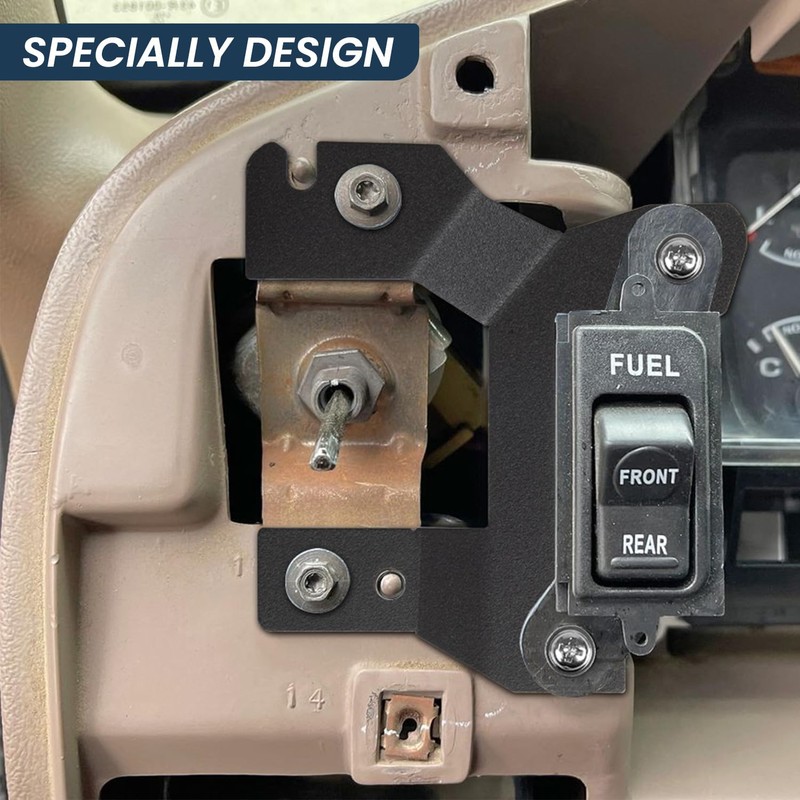 Back Window Dual Fuel Tank Switch Repair Bracket Compatible with