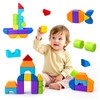 Pairez Toys Magnetic Blocks, Large Building Blocks for Toddlers 1-3,