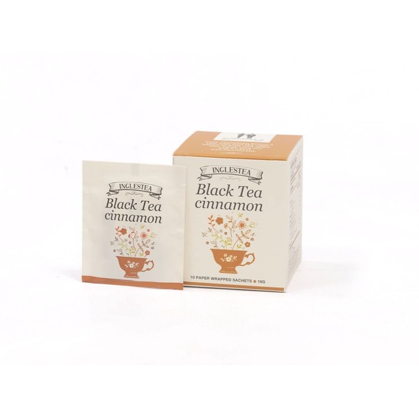 INGLESTEA Black Tea Cinnamon - Pure Ceylon Black Tea with
