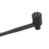 5 Pieces Plum Blossom Dermal Hammer Single End Black ABS
