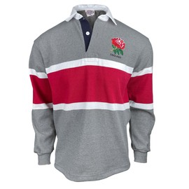 England Oxford Stripe Rugby Jersey (US, Alpha, XX-Large, Regular, Regular)
