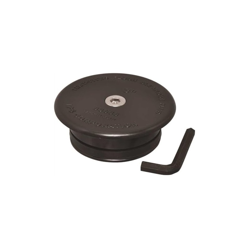 IPS 83688 3-Inch Flush Mechanical Cleanout Repair Plug