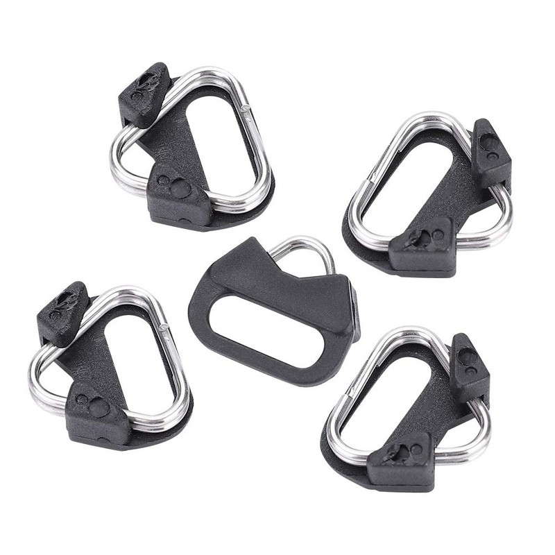 5pcs Alloy Split Ring Triangle Rings Hook for Camera Shoulder