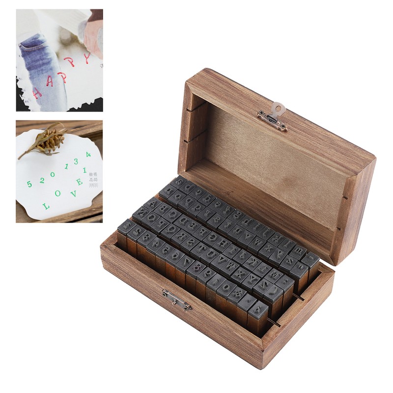 70 Pcs Stamps Set Comfortable Touch Anti Slip Letters Numbers