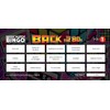 BeeBox Music Match Bingo Game Tickets, 120 Tickets Per Pack