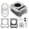 ZUDKSUY 57MM 125cc Cylinder Piston Ring Gasket Kit, Replacement for
