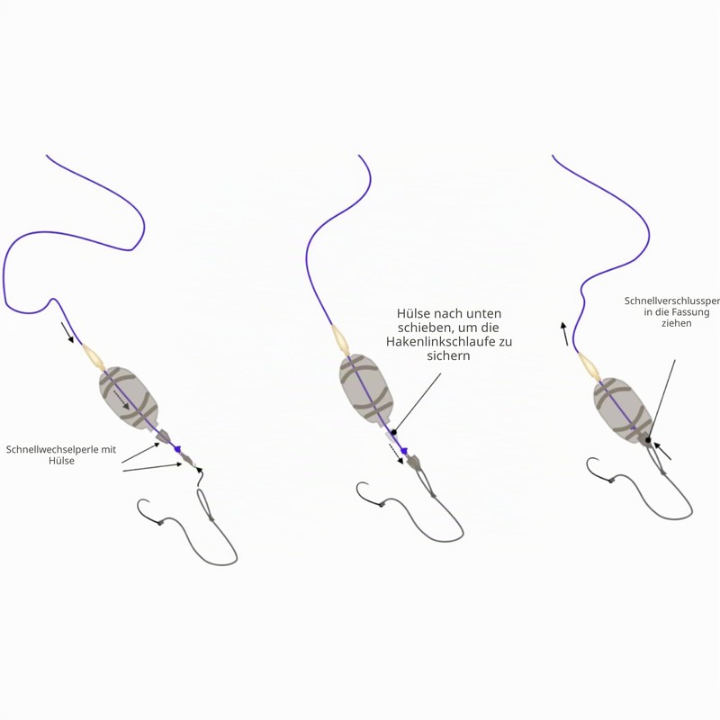 Pro Filstar Fishing Hook Set with Leader for Method Feeder