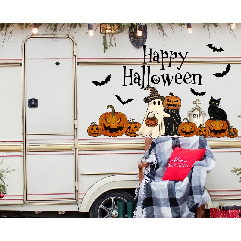 JarThenaAMCS 25Pcs Halloween Garage Door Magnets Ghost Pumpkin Black Cat