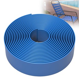2 Inch Wide, 100ft Long Vinyl Strap - Replacement Straps for Patio Chairs - Vinyl Strapping for Patio Furniture Repair - Durable Seat Repair Kit for Lawn Chairs, Outdoor Furniture (Royal Blue)