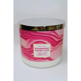 BBW White Barn Strawberry Liund - Vela aromática para tarta