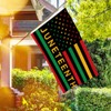 Juneteenth Flag 3x5Ft Double Printed 200D Polyester Cloth Flag Quadruple