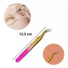 globalnail Pinzas 3 Pzs Pestañas Volumen Ruso Curva Y Recta