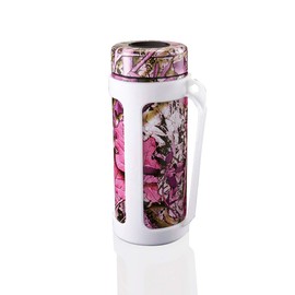 Top&Go SC50-KP Stainless Steel Bottle Cooler, 16.9 fl oz (500 ml), Camouflage Pink